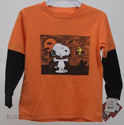 Peanuts Snoopy Et Woodstock' T-shirt Manches Longues Premium Homme