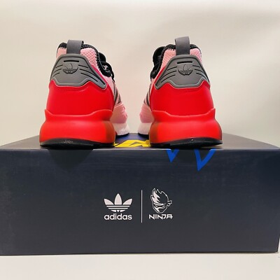 Size 8 - Ninja x adidas ZX 2K Boost Time In - True Pink Scarlet