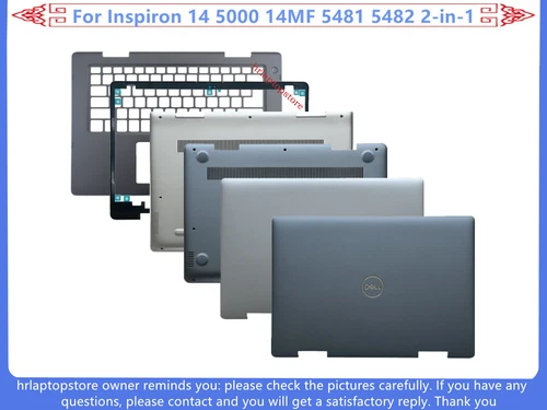New For Dell Inspiron 14 5000 14MF 5481 5482 2-in-1 LCD Cover/Bezel/Upper/Bottom