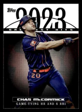2024 Topps #23GH-7 Chas McCormick 2023 Greatest Hits card