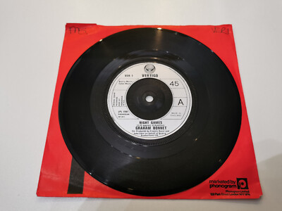 graham bonnet night games 7'' vinyl record very good condition