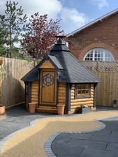 7m2 Grill cabin / BBQ  / garden / Grillkota / Log cabin / Gazebo / Hobit  Hut