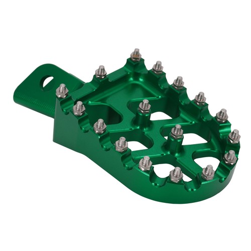 Foot Pegs For KX60 1988-2003 KLX110 2002-2023 KLX110L 2010-2023 Motorcycle Green - Picture 8 of 8