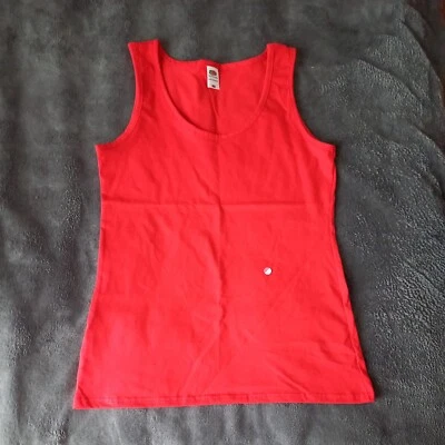 Fruit of the Loom T-Shirt Tank Top Muskelshirt Muscle Shirt Damen  Shirt M - Bild 1 von 3
