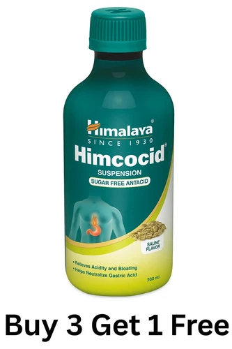 Himalaya HimcocidSF 200 ml SugarFree Herbal Antacid Saunf | Exp Jan 2028 | - Picture 1 of 2