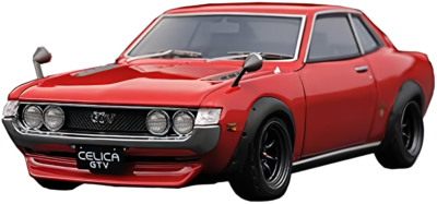 Finished Product ignition model 1/18 Toyota Celica 1600GTV TA22
