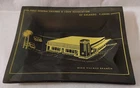 Vintage Black Glass Tray - First Federal Savings and Loan Association Orlando FL