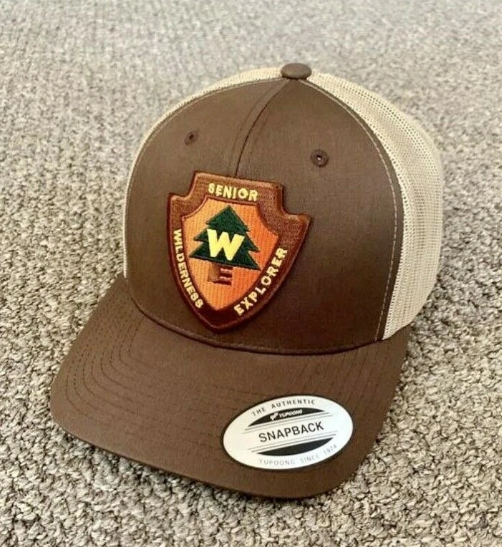 Wilderness Explorer Hat SnapBack Trucker Mesh Cap Handcrafted in Florida