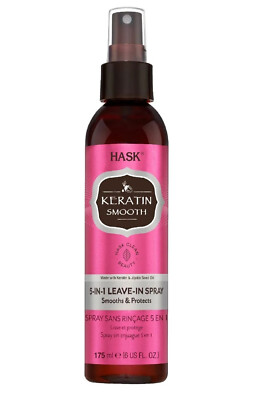 Hask Keratin Protein 5-In-1 Leave-In Spray Smooth & Protects 6 oz