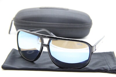 NEW REVO RE 1145ECO 01 HANK BLACK AUTHENTIC SUNGLASSES W/CASE 62-14