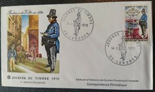 Enveloppe premier jour Journée du Timbre N° 1632 Oblitéré Langres 1970