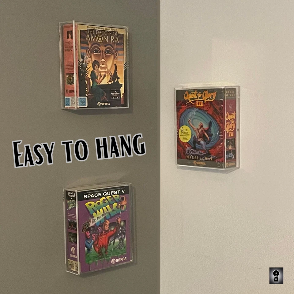 Acrylic Big Box PC Game Protector w/ Easy Wall Hanging Slots - Heavy Duty - Image 3 of 4