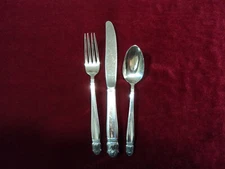 Silverplate Flatware Lot Holmes Edwards Danish Princess 3pc Piece Youth Set