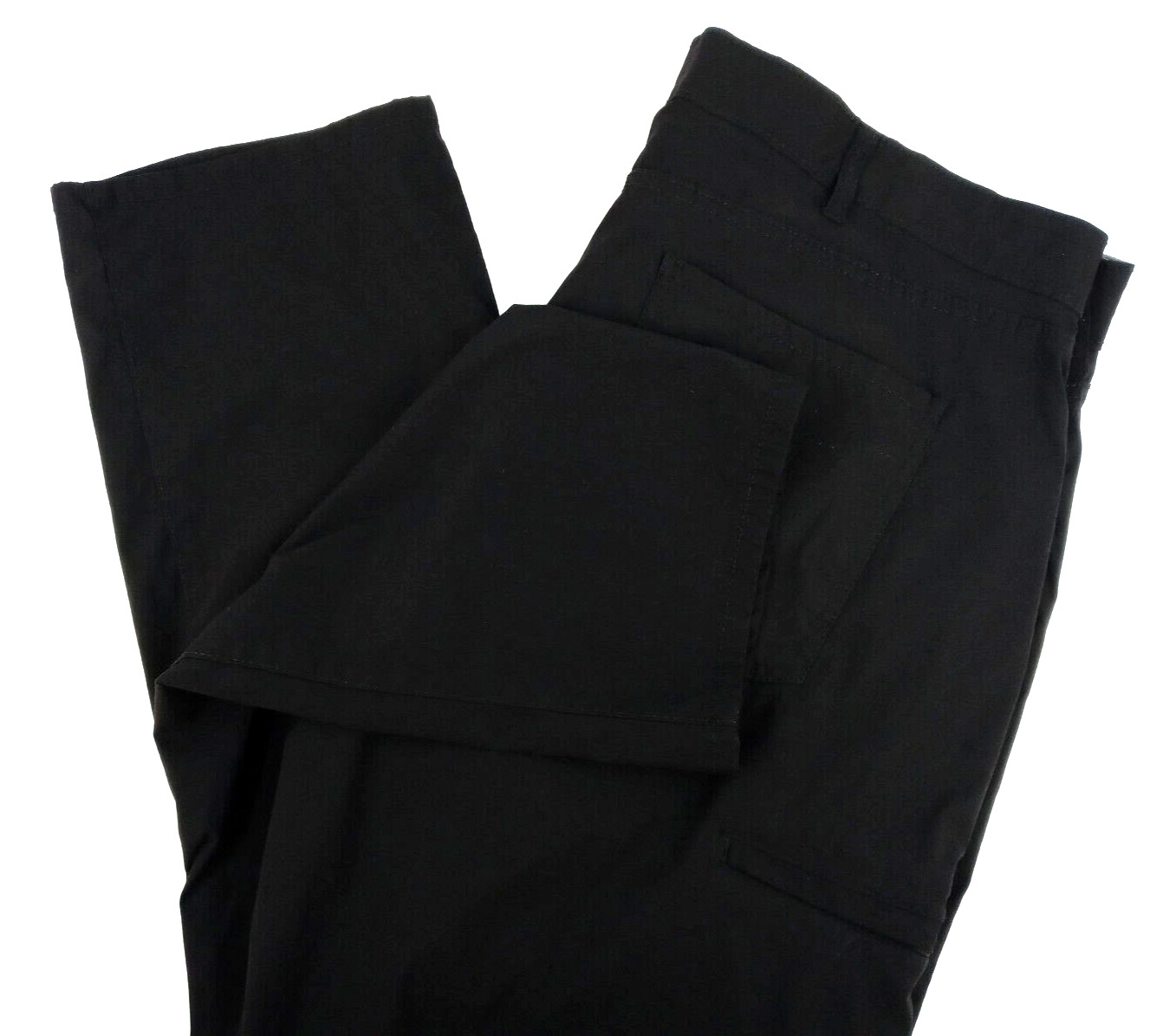 MEMBERS MARK Straight Fit Mens Black Denali Pants Tag… Gem