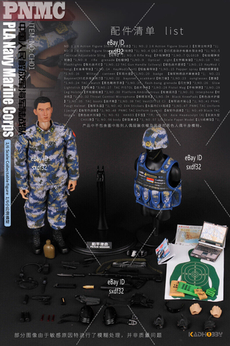 1/6 Chinese Marine Corps Naval Battle Landing Operations Action Figure Soldier - Picture 3 of 3