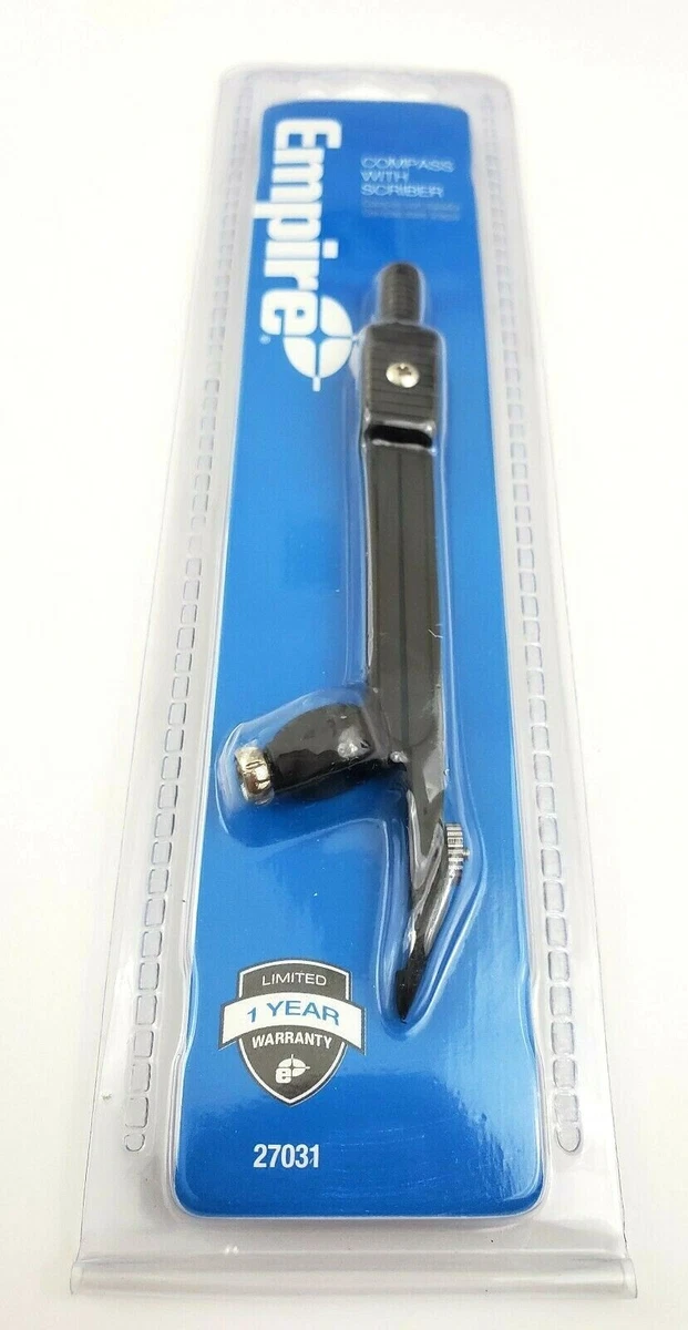 Empire 27031 Compass With Scriber Extends for Arcs Circles Up To