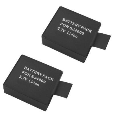 2x AKKU 900mAh für Qumox SJ5000 SJ6000 Evolveo A8 W7 W8 Sjcam M10 Eken H9 4K