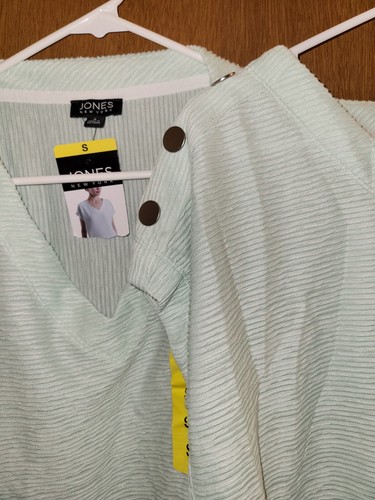 JONES NEW YORK Lot Of 2 Women's Size Small - Textured Top - Color Green - New - Picture 4 of 23