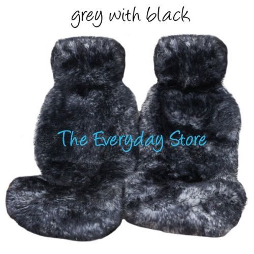 GENUINE SHEEPSKIN (LAMBSWOOL) CAR SEAT COVERS LONG WOOL HOODED 5070MM