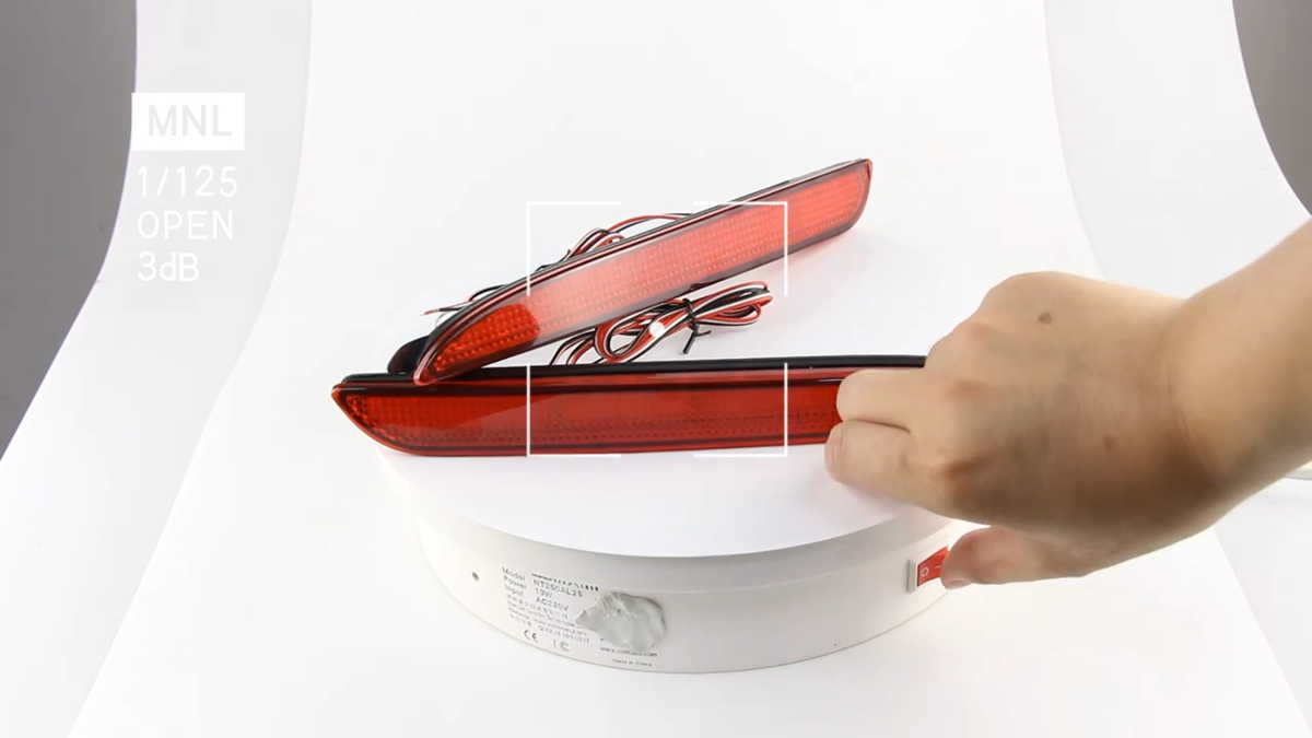 2 Red Lens LED Bumper Reflector Tail Brake Stop Light For 10-13