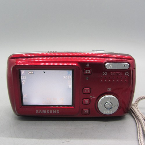 Samsung Digital Camera Digimax A402 4.0MP Red Tested - Picture 2 of 9