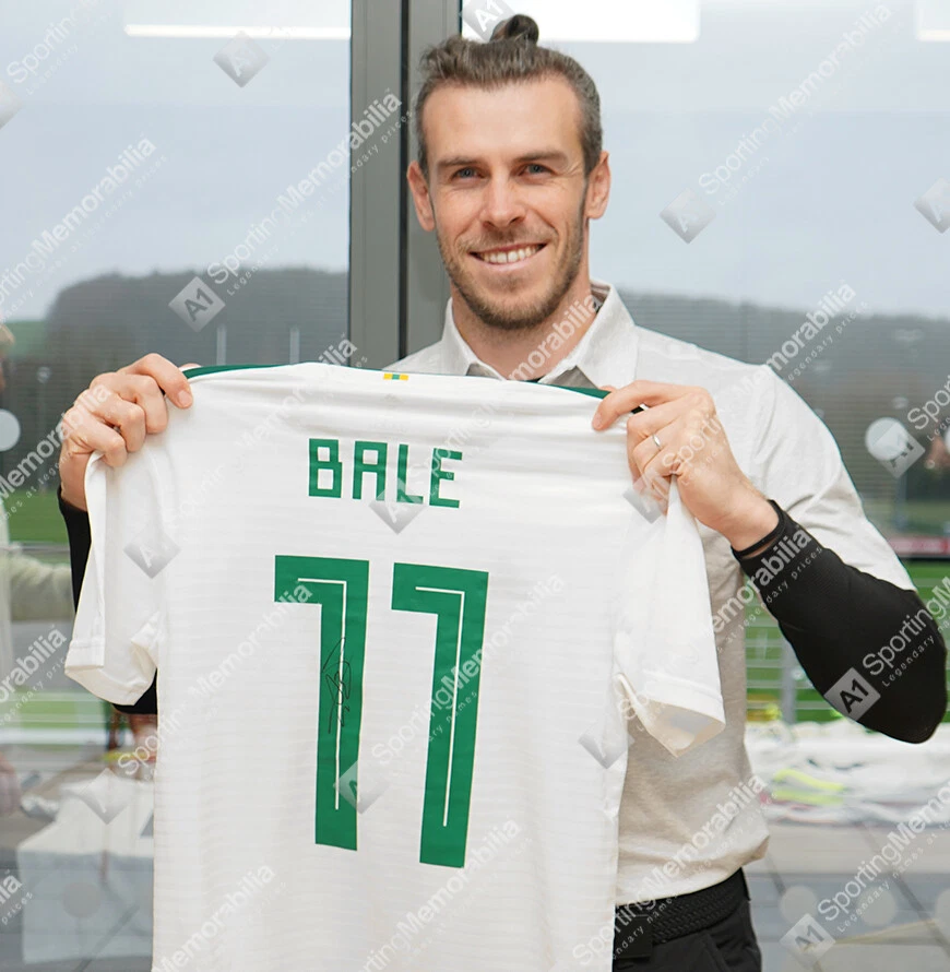 Gareth Bale Signed Wales Shirt Away 2018 19 Autograph Jersey eBay