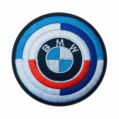 BMW Emblem - Stickflicken - 7,5 cm - aufbügeln/aufnähen