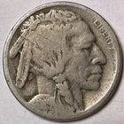 1919-S Buffalo Nickel Very Good VG Coin, Scratch #9737