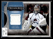 2015-16 Upper Deck Artifacts Treasured Swatches Blue Semyon Varlamov Colorado