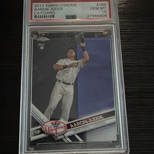 2017 Topps Chrome Aaron Judge Rookie #169 Base Set PSA 10 Yankees Baseball