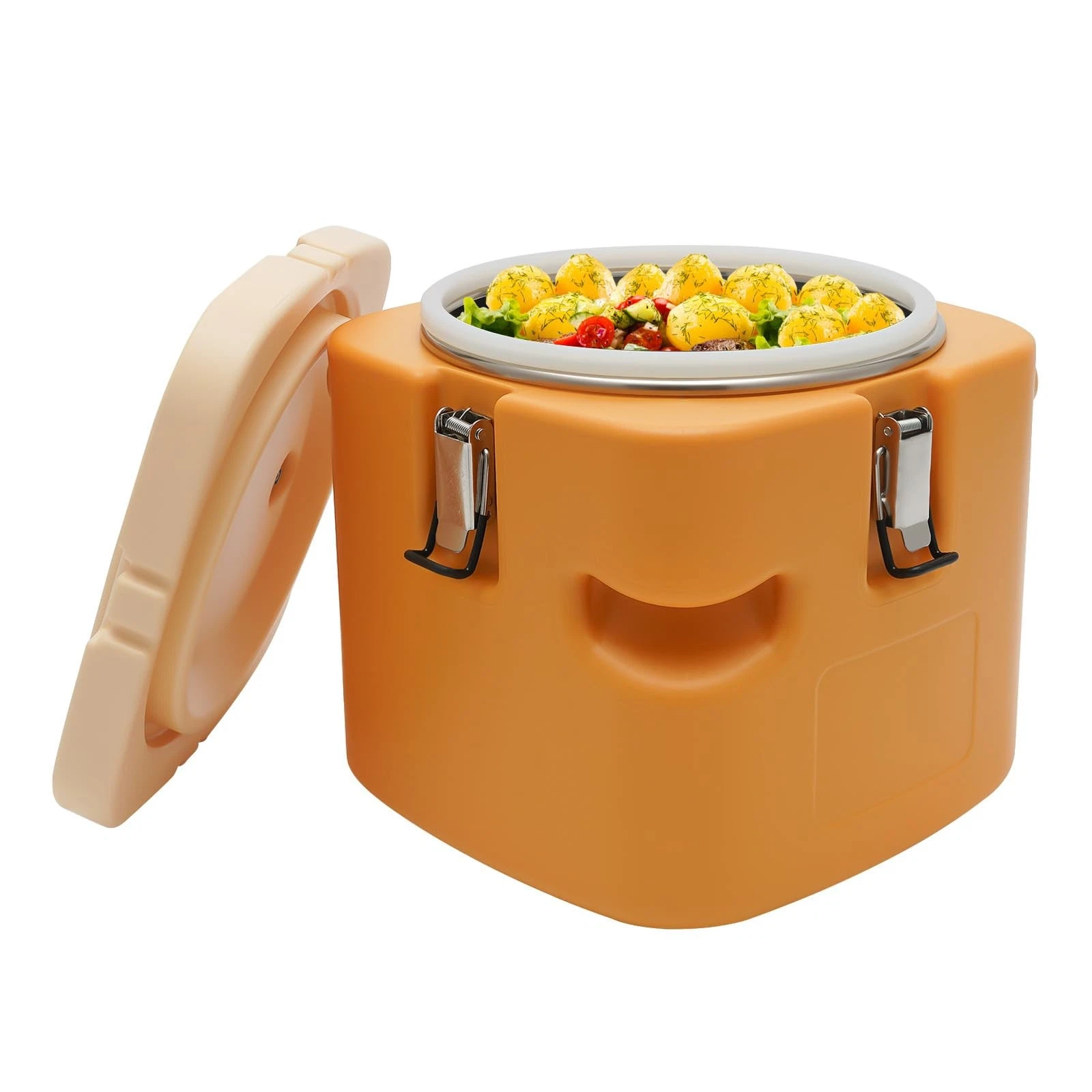 2.5GAL Insulated Soup Carrier Coolers For Food Commercial Food Warmer Hot Box