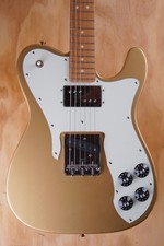 Fender Hybrid Telecaster Custom Electric Guitar in Limited Run Gold, MIJ