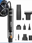 Portable Cordless Tire Inflator 3-in-1 Car Vacuum Cleaner & Light Camping-Travel