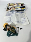 Vintage GI Joe Zanzibar & Air Skiff Box Instr NOT Complete 1987 Dreadnok Vehicle