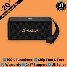 ✅Marshall Middleton II Portable Bluetooth Speakers MID Black 30+ Hours Playtime✅
