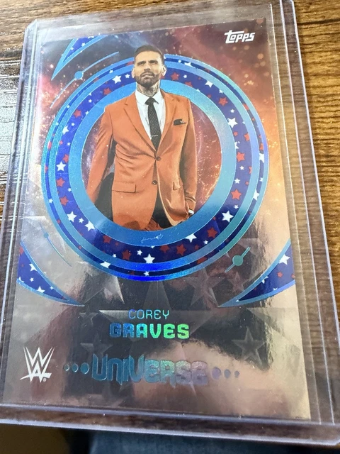 WWE Topps Universe Red, White & Blue Stars SSP Corey Graves Case Hit