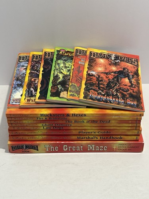 #ad #ad Deadlands: The Weird West RPG Lot The Great Maze 13 books 1999 $349.99