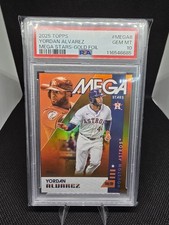 2025 Topps Series 1 - Topps Mega Stars Yordan Alvarez #MEGA-6 Orange Foil/25