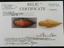 Papered Central Texas Wells Arrowhead, Prehistoric Artifact *FREE SHIPPING* PB34
