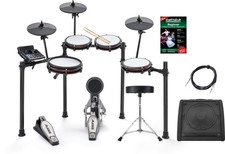 Alesis Nitro Max Mesh E-Drum Kit Stage Set Snare Tom Ride HiHat Modul Zubehör