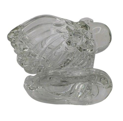 HEISEY Early Clear Blown Glass CHANTICLEER VASE - Picture 9 of 9