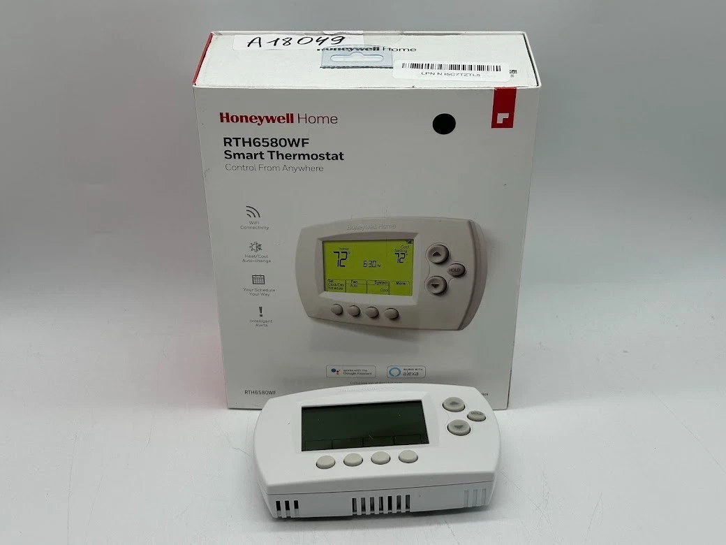 Honeywell Home RTH6580WF Wi-Fi 7-Day Programmable Thermostat, White