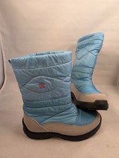 Kamik Spice Women s Waterproof Winter Snow Boots Blue Size 3 Faux Fur Lined New