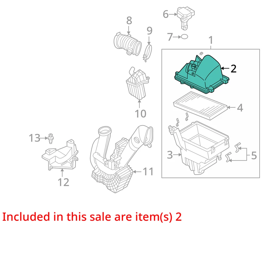 2004-2009 Mazda 3 Air Cleaner Intake-duct Hose Tube XS3KI - Image 3 of 4
