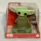 Star Wars The Mandalorian Solar Bobblehead Disney Grogu Baby Yoda Decoration