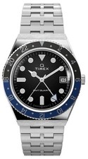 New Timex Q Timex Quartz Black Dial Mens BATM...