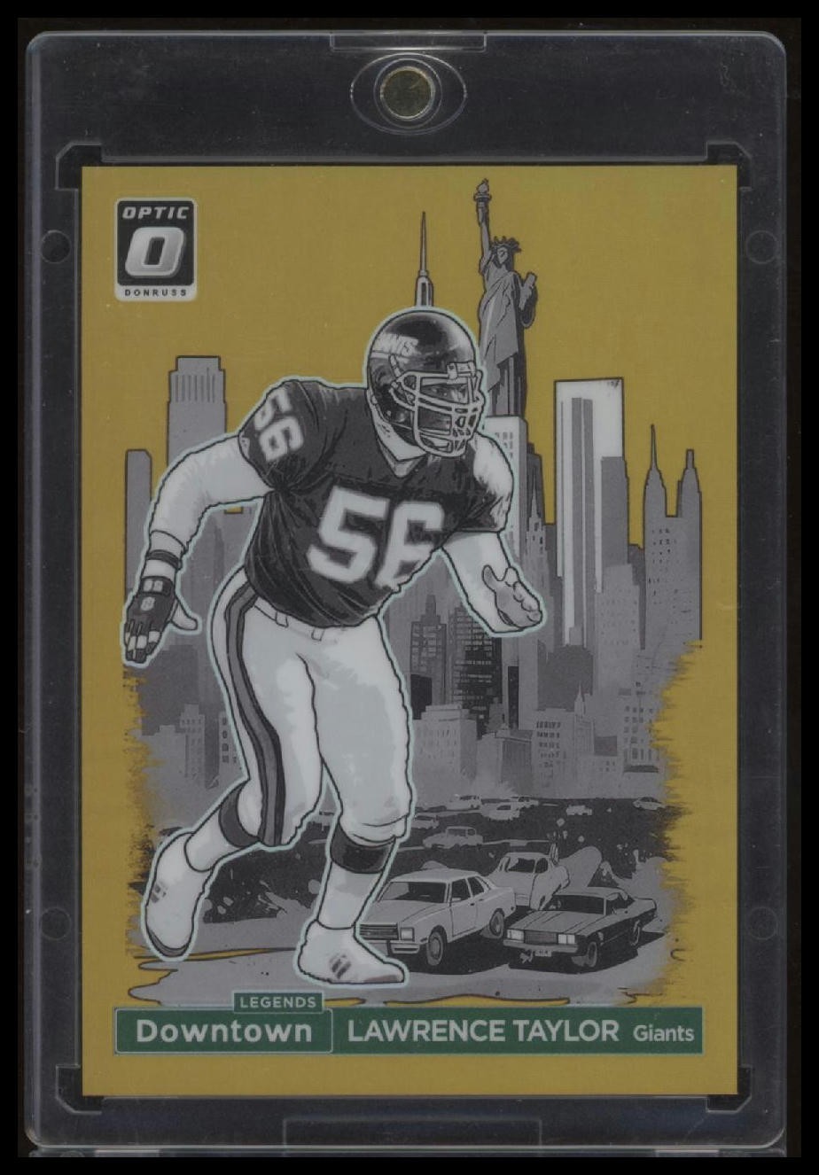2024 Donruss Optic Lawrence Taylor Downtown! Gold /10 Case Hit
