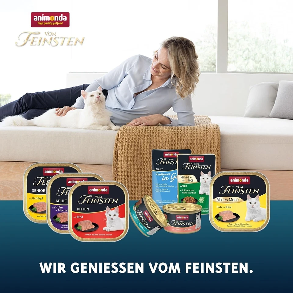 animonda Vom Feinsten Adult Fisch & Fleisch Vielfalt, 32 x 100 g - Bild 4 von 4