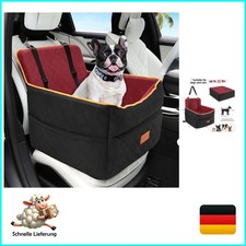 Hundeautositz für kleine Hunde, mit Taschen und Sicherheitsgurten – Verstellbar