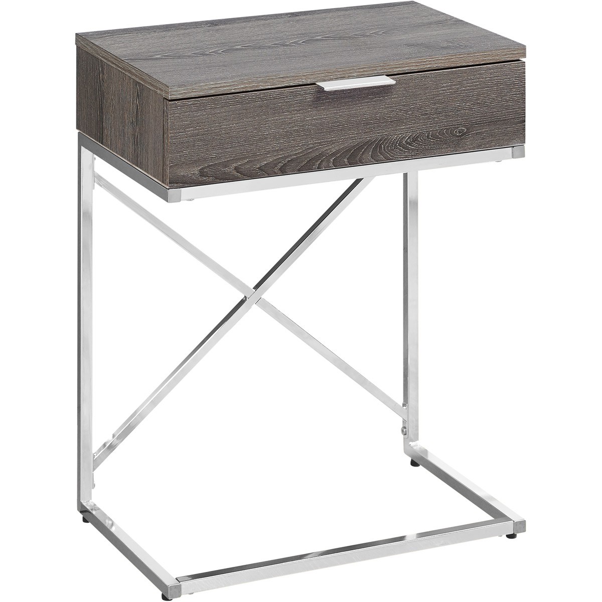 Decovio 15752-DT Seneca 24 X 18 inch Dark Taupe Accent End T